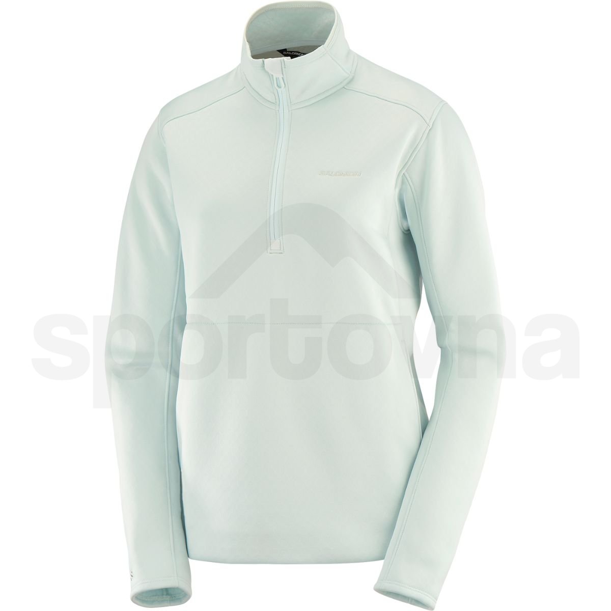 Mikina Salomon Essential Midfleece HZ W Mikina - modrá