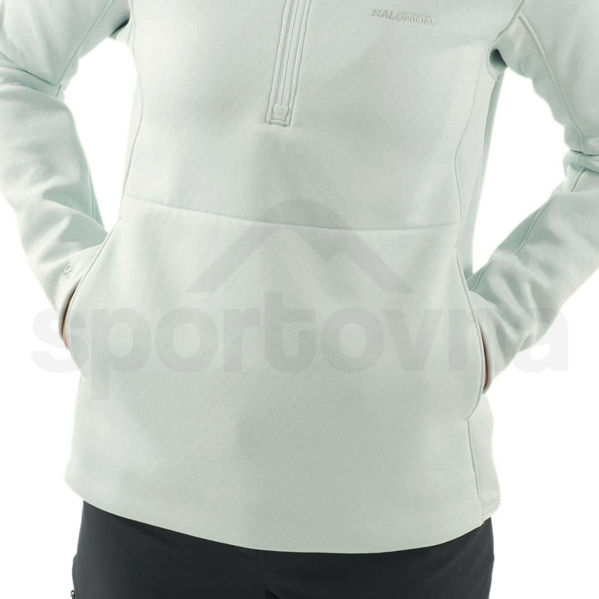 Світшот Salomon Essential Midfleece HZ W - синій