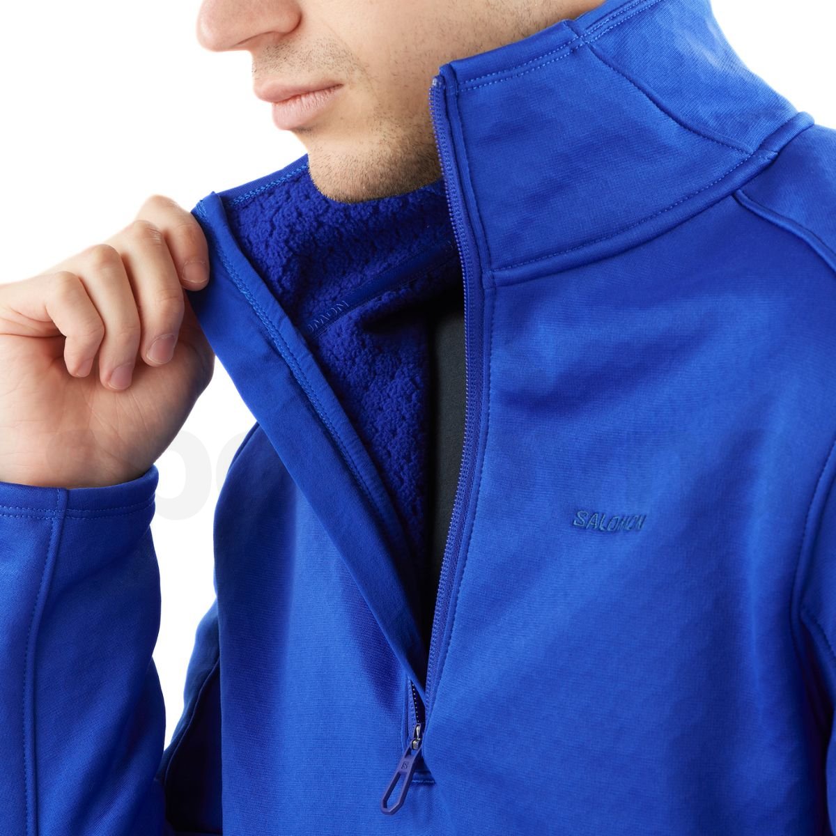 Світшот Salomon Essential Midfleece HZ M - синій