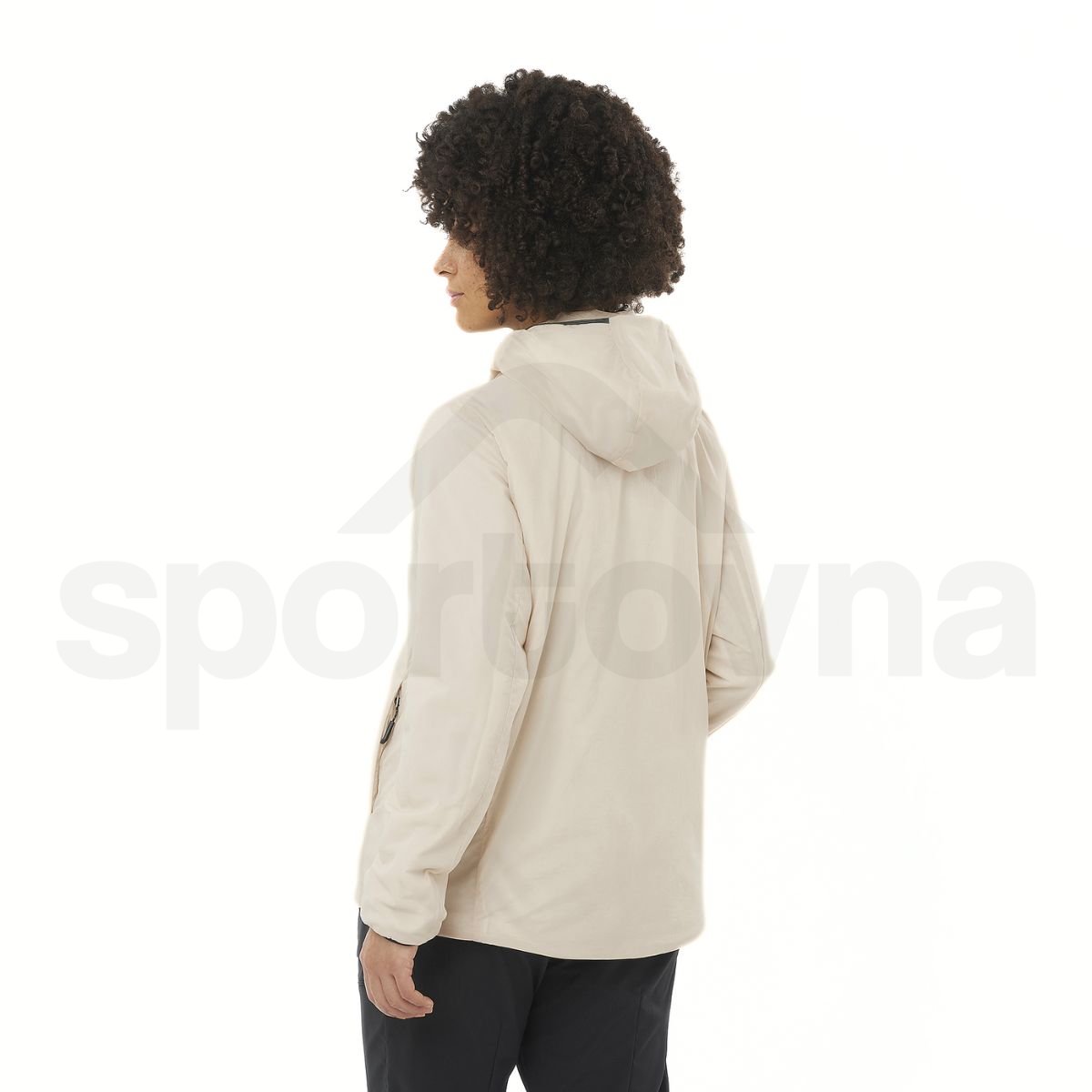 Bunda Salomon Mountain Flex Jacket Hood W - béžová