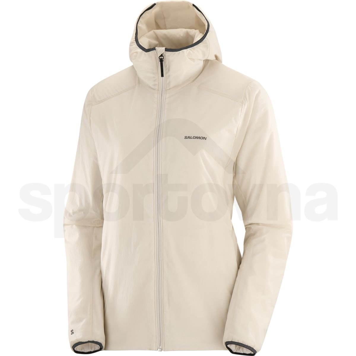 Bunda Salomon Mountain Flex Jacket Hood W - béžová