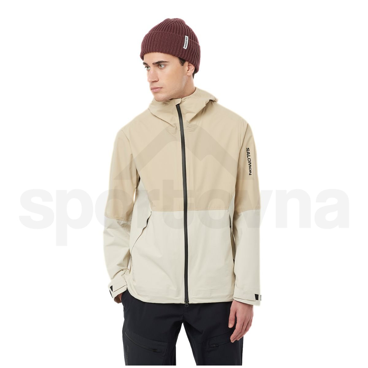 Salomon Outerpath 2.5L Jacket M - béžová