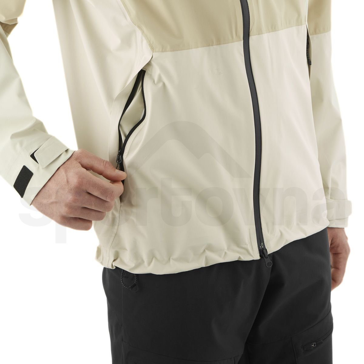 Salomon Outerpath 2.5L Jacket M - béžová