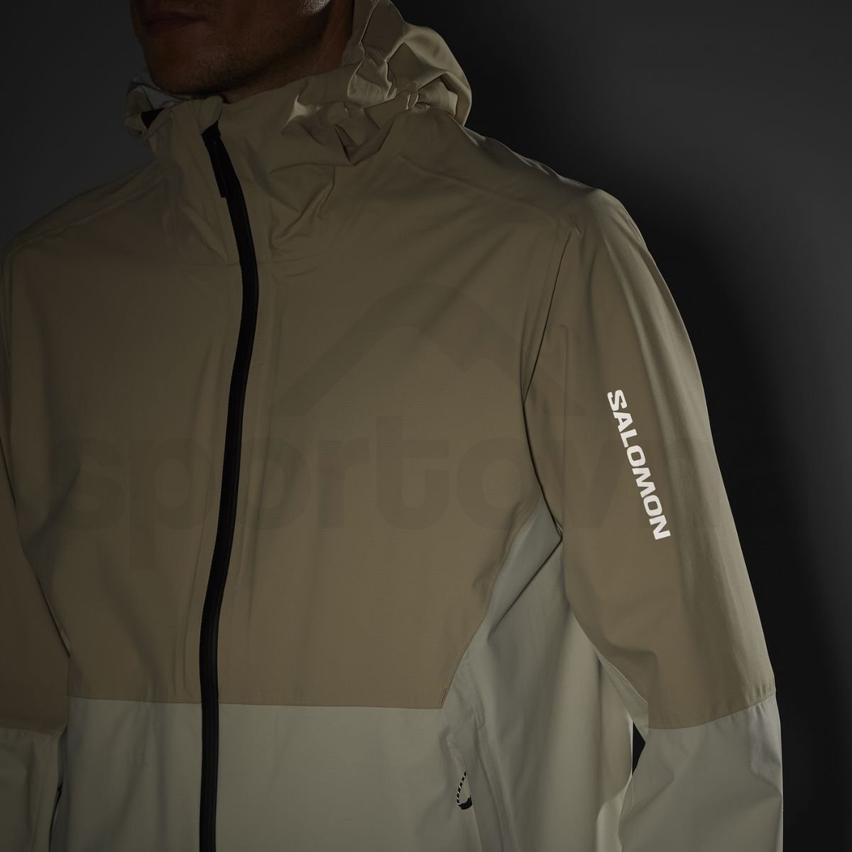 Salomon Outerpath 2.5L Jacket M - béžová