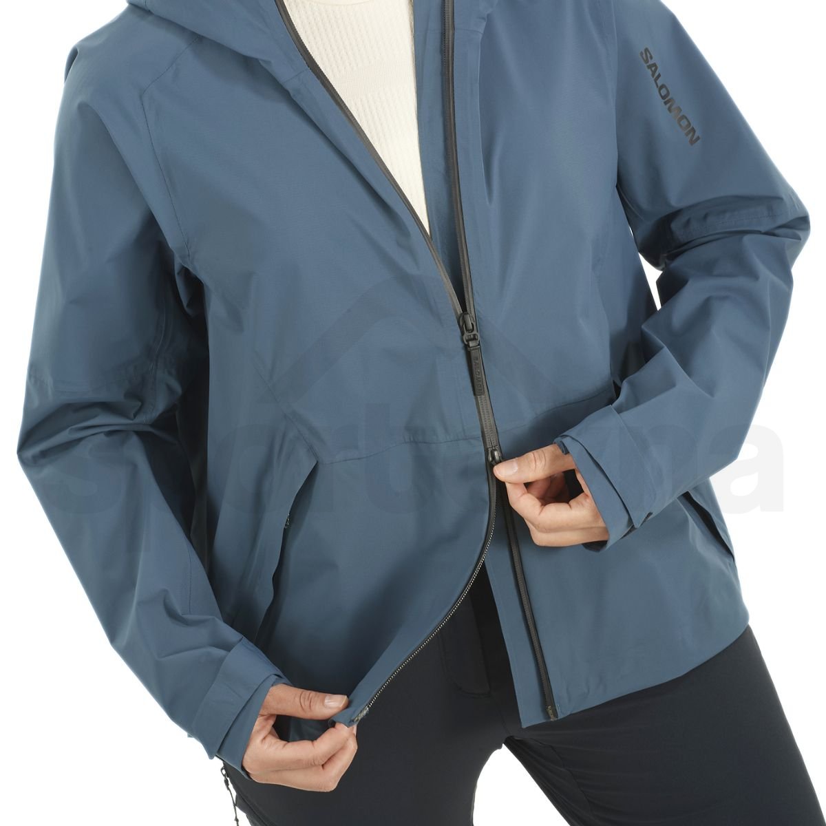 Bunda Salomon Outerpath 2.5L Jacket W - modrá