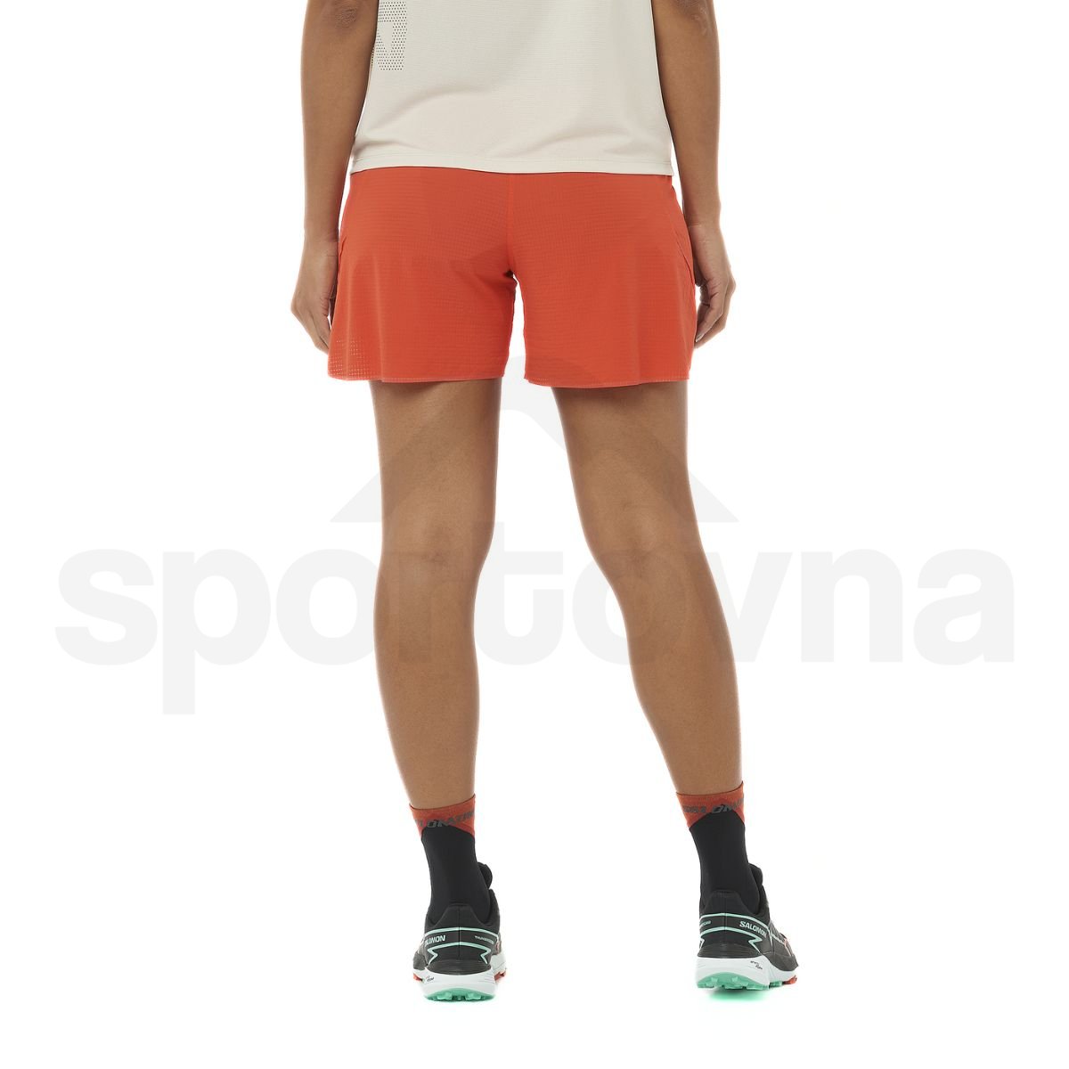 Kraťasy Salomon Sense Aero 5'' Shorts W - červená