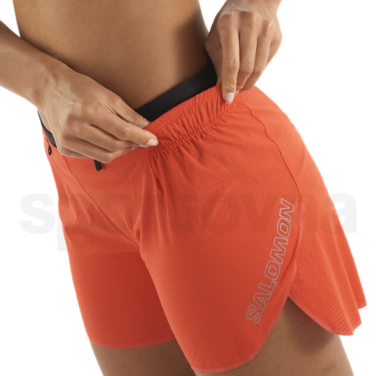 Kraťasy Salomon Sense Aero 5'' Shorts W - červená