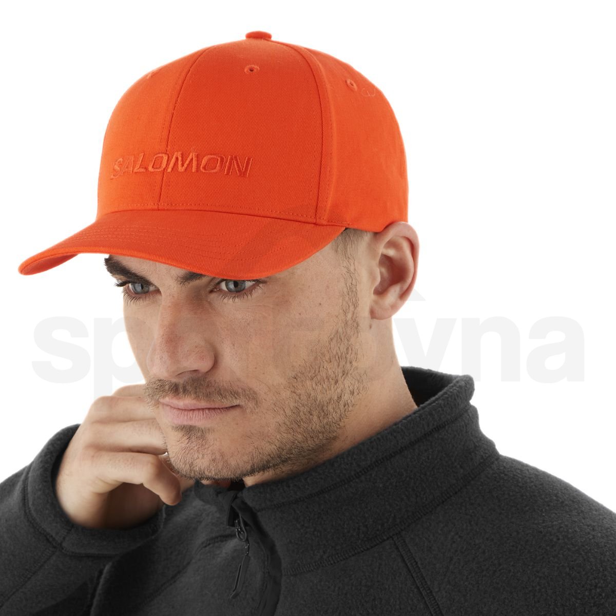 Kšiltovka Salomon Logo Cap - červená