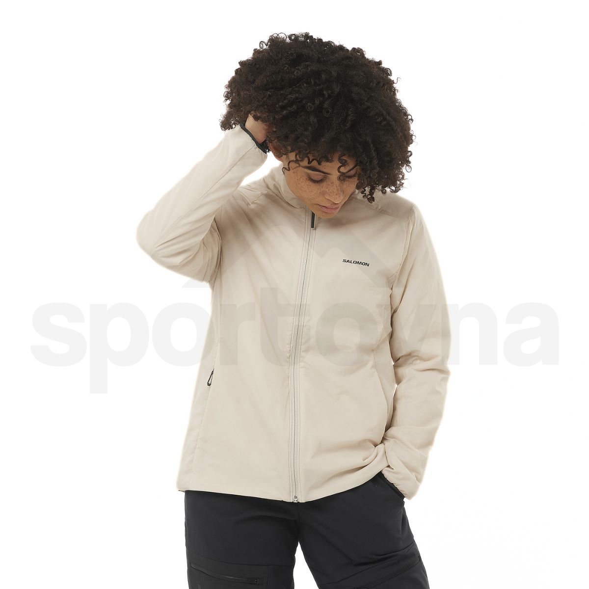 Bunda Salomon Mountain Flex Jacket W - béžová