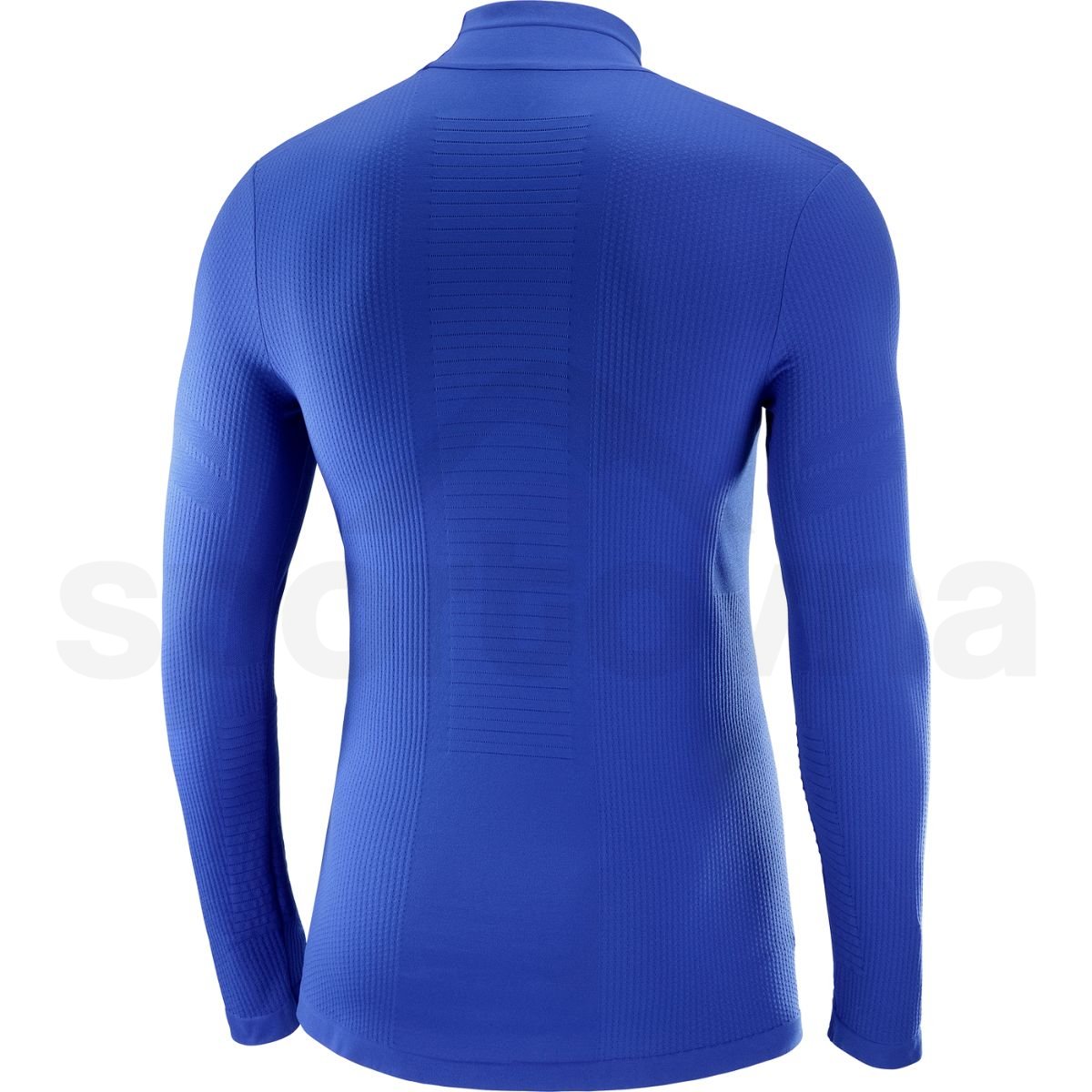 Tričko Salomon Essential Warm LS Top M - modrá