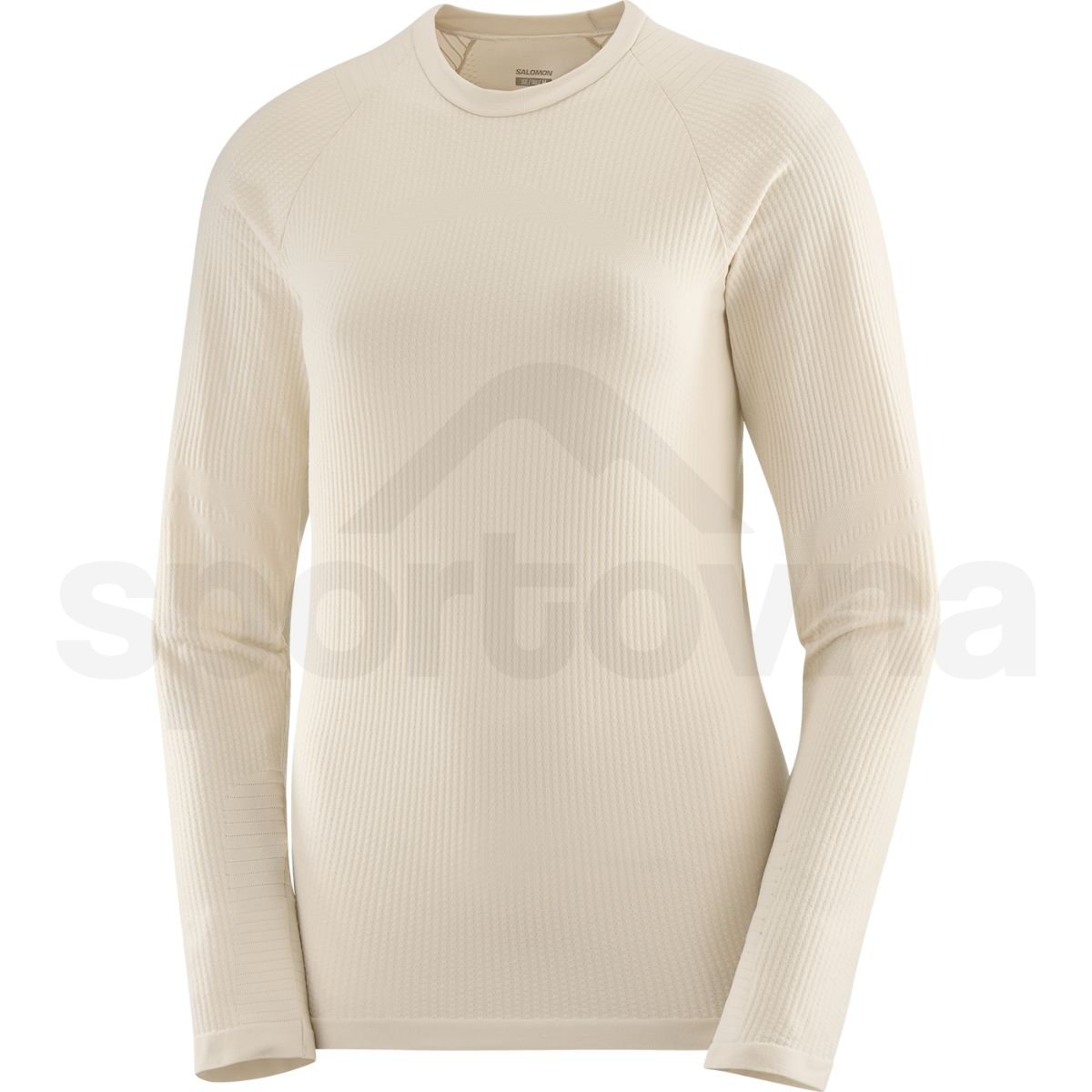 Tričko Salomon Essential Warm LS Top W - béžová