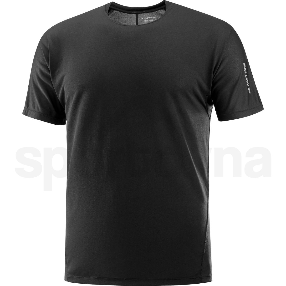 Tričko Salomon Sense Aero SS Tee M - černá