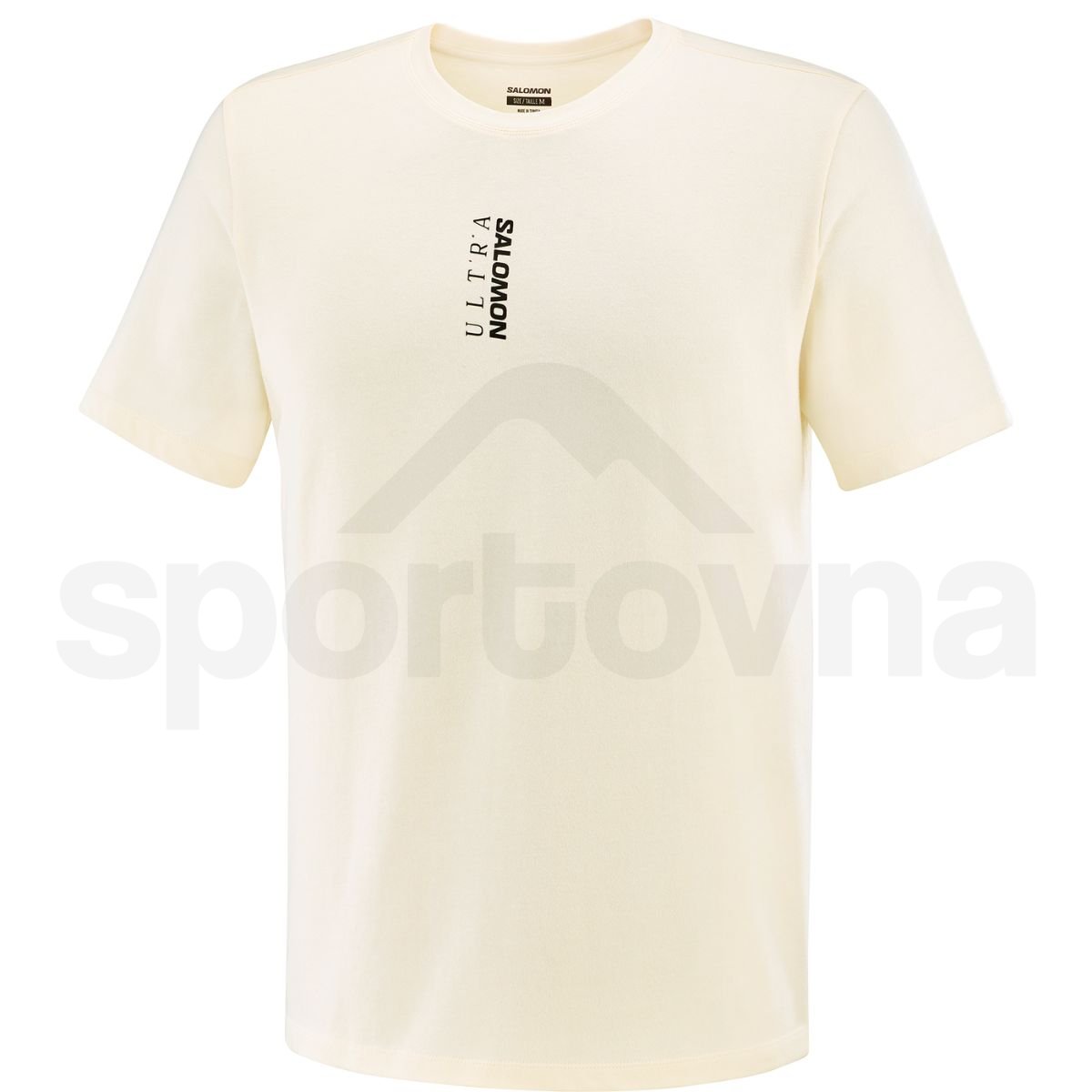 Tričko Salomon Ultra Flag Logo SS Tee M - béžová