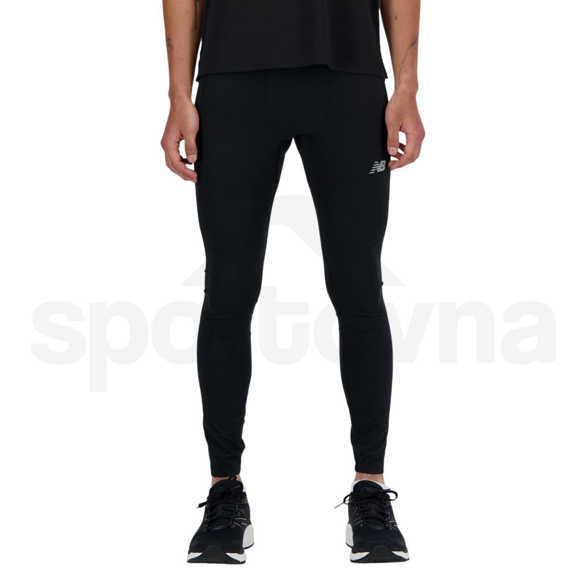 Legíny New Balance Sleek Pocket Tight M - černá