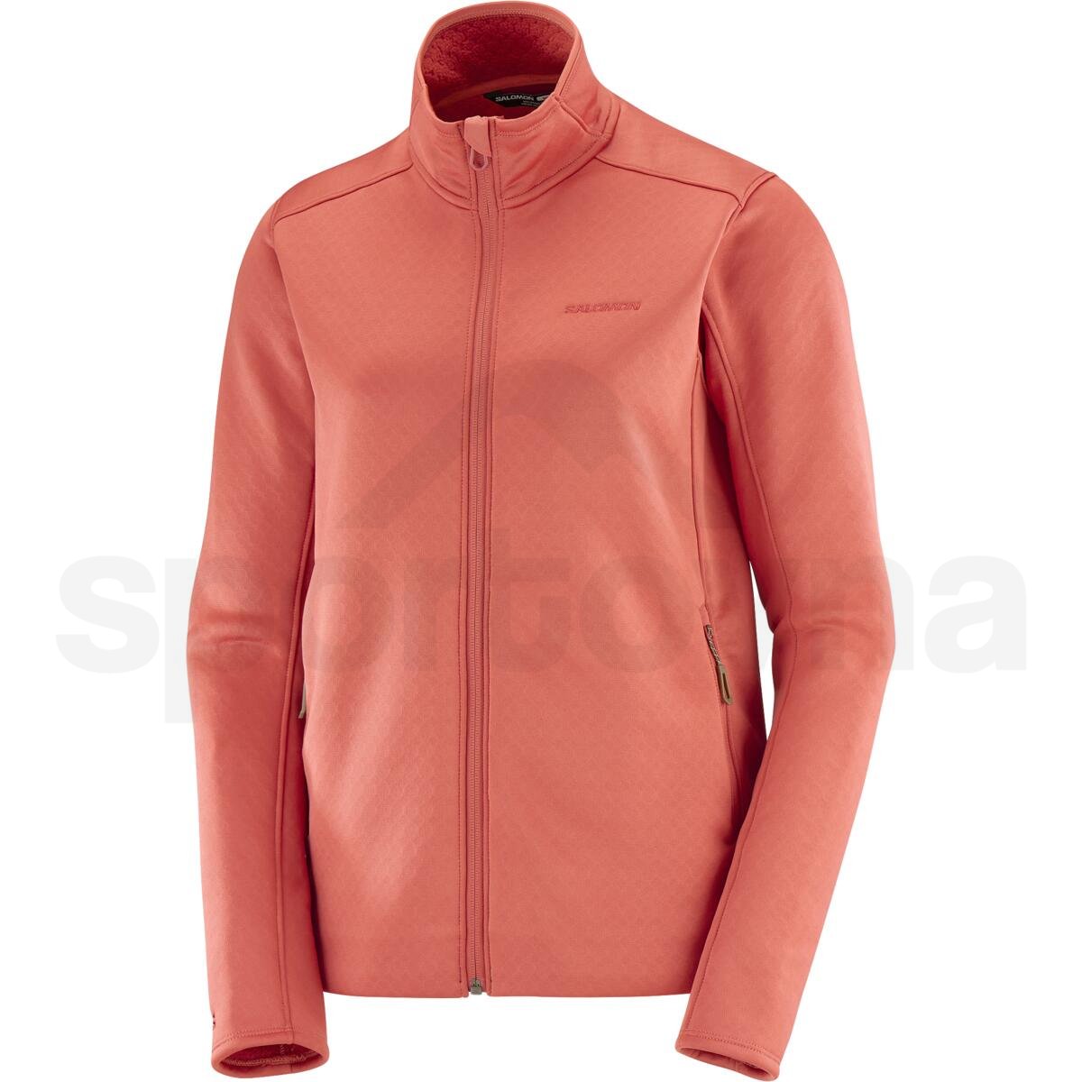 Mikina Salomon Essential Midfleece FZ W - oranžová