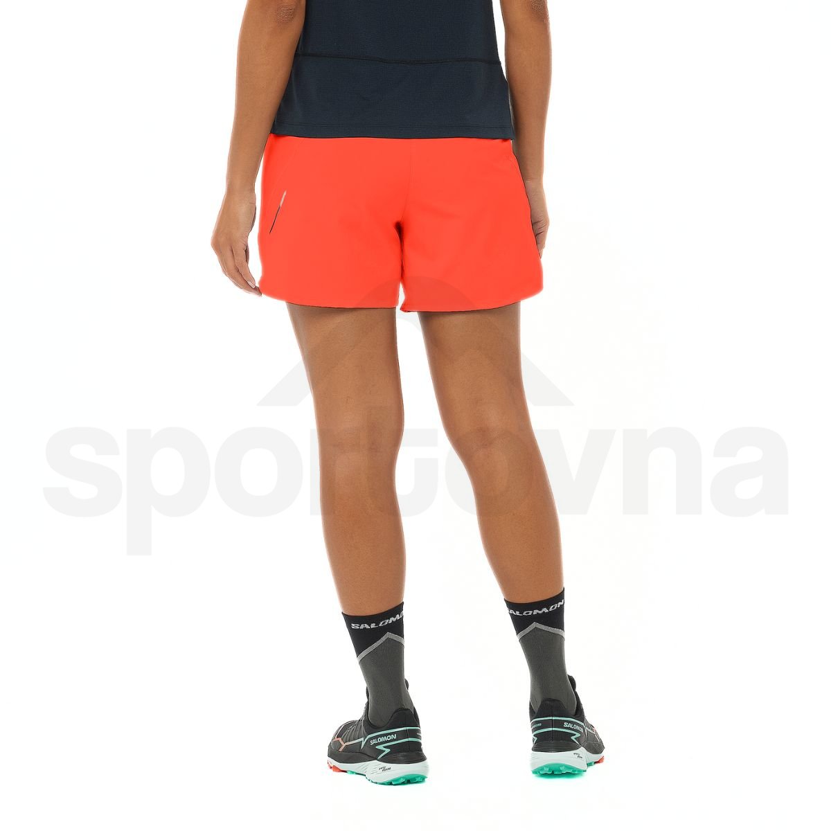 Šortky Salomon Cross 5'' Shorts W - červená