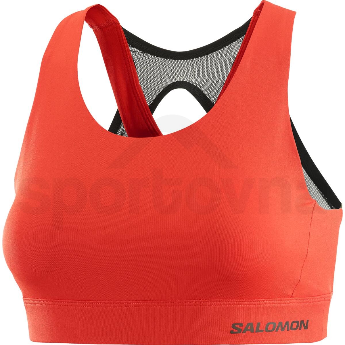 Podprsenka Salomon Cross Run Bra W - červená