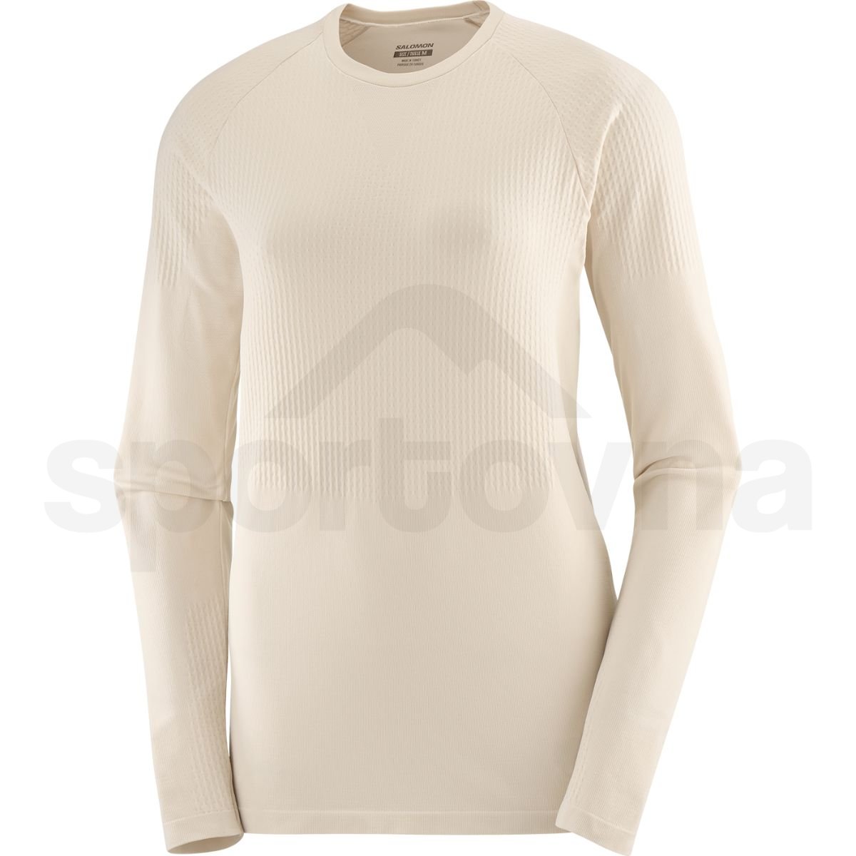 Футболка Salomon Sense Aero Seamless Tee W - бежевий