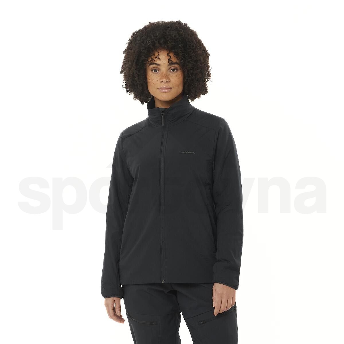 Bunda Salomon Mountain Flex Jkt W Jacket - čierna