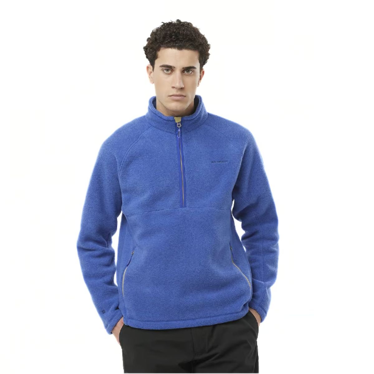 Mikina Salomon Chroma Fleece HZ M - modrá