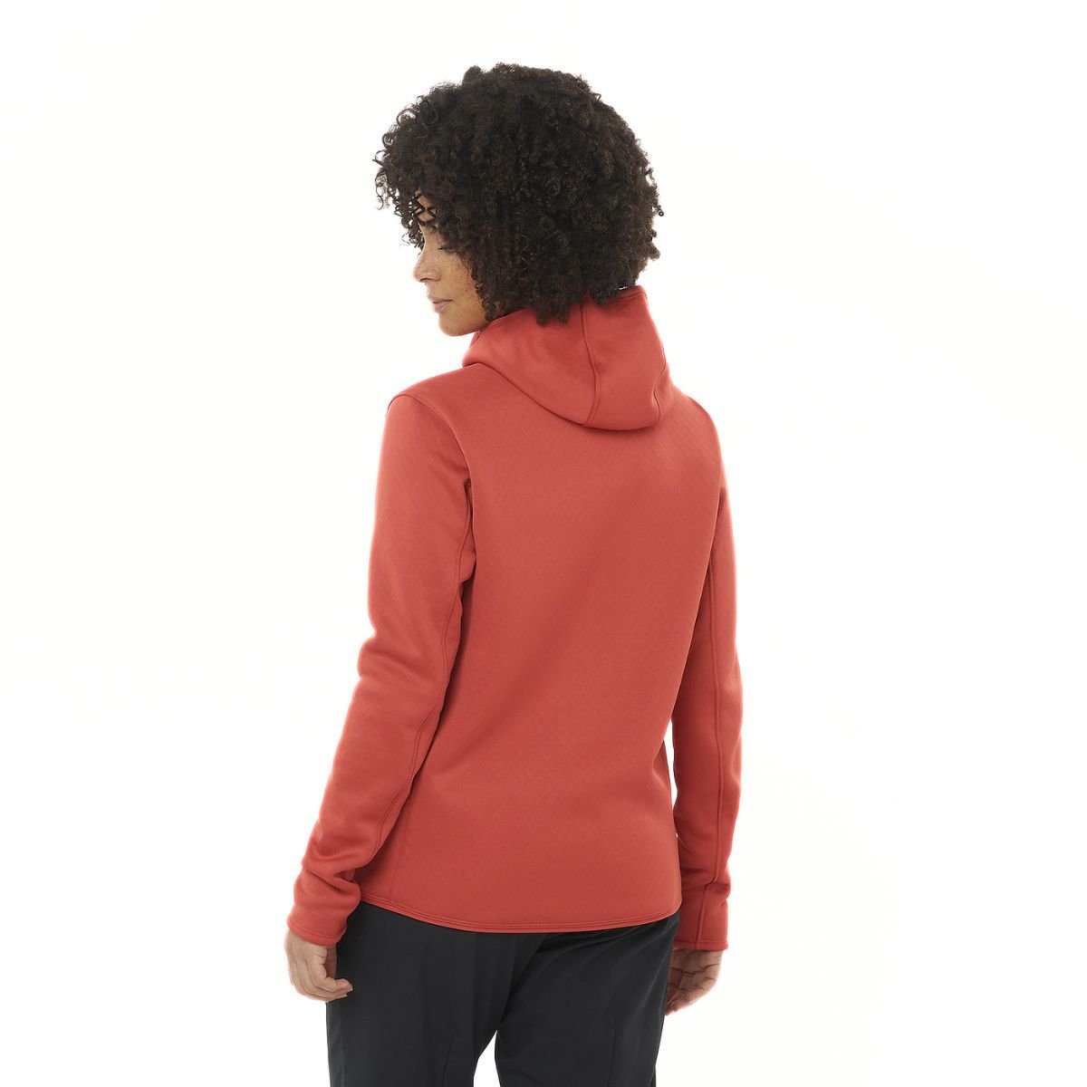 Mikina Salomon Essential Midfleece FZ HD W - oranžová