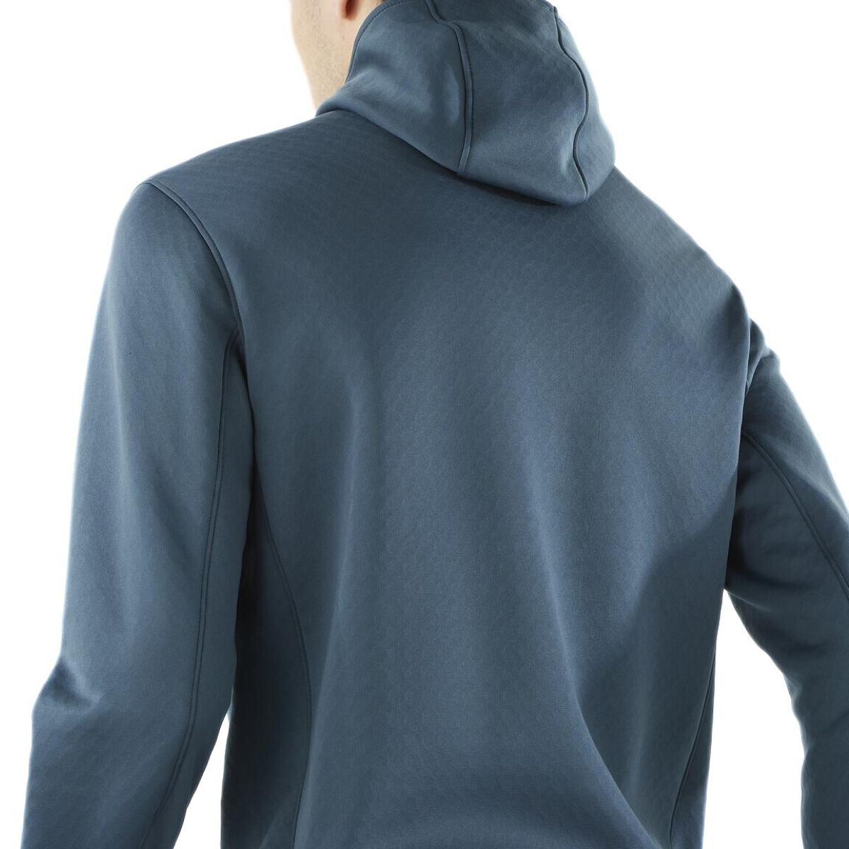 Mikina Salomon Essential Midfleece FZ HD M - modrá