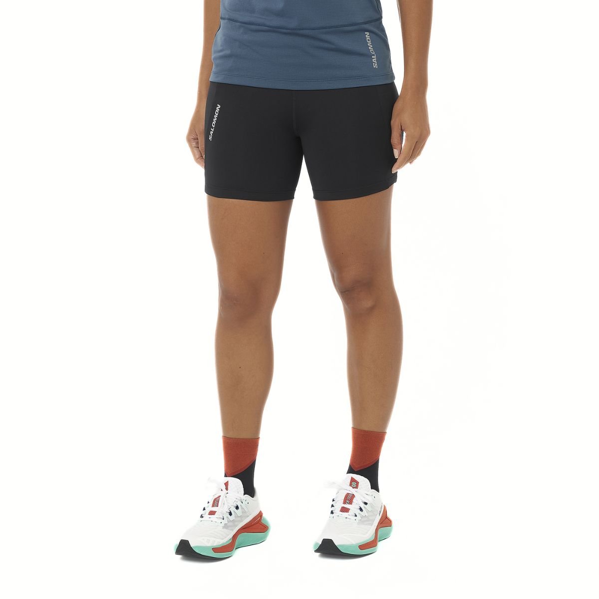 Šortky Salomon Cross Run Short Tights W - čierna