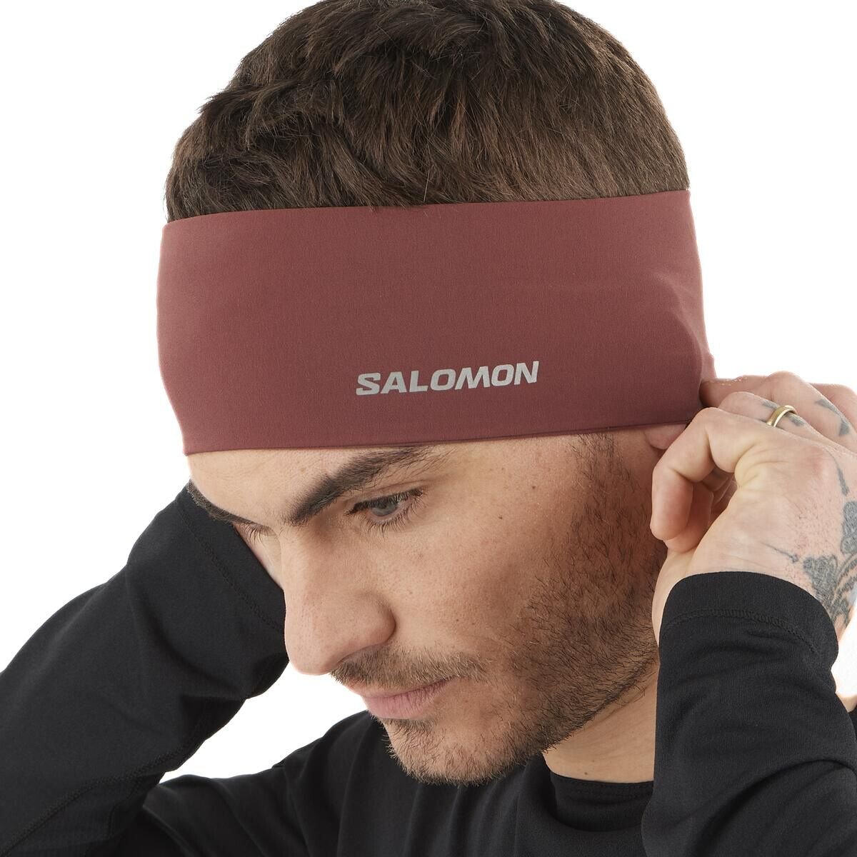 Čelenka Salomon Sense Aero Headband - hnědá