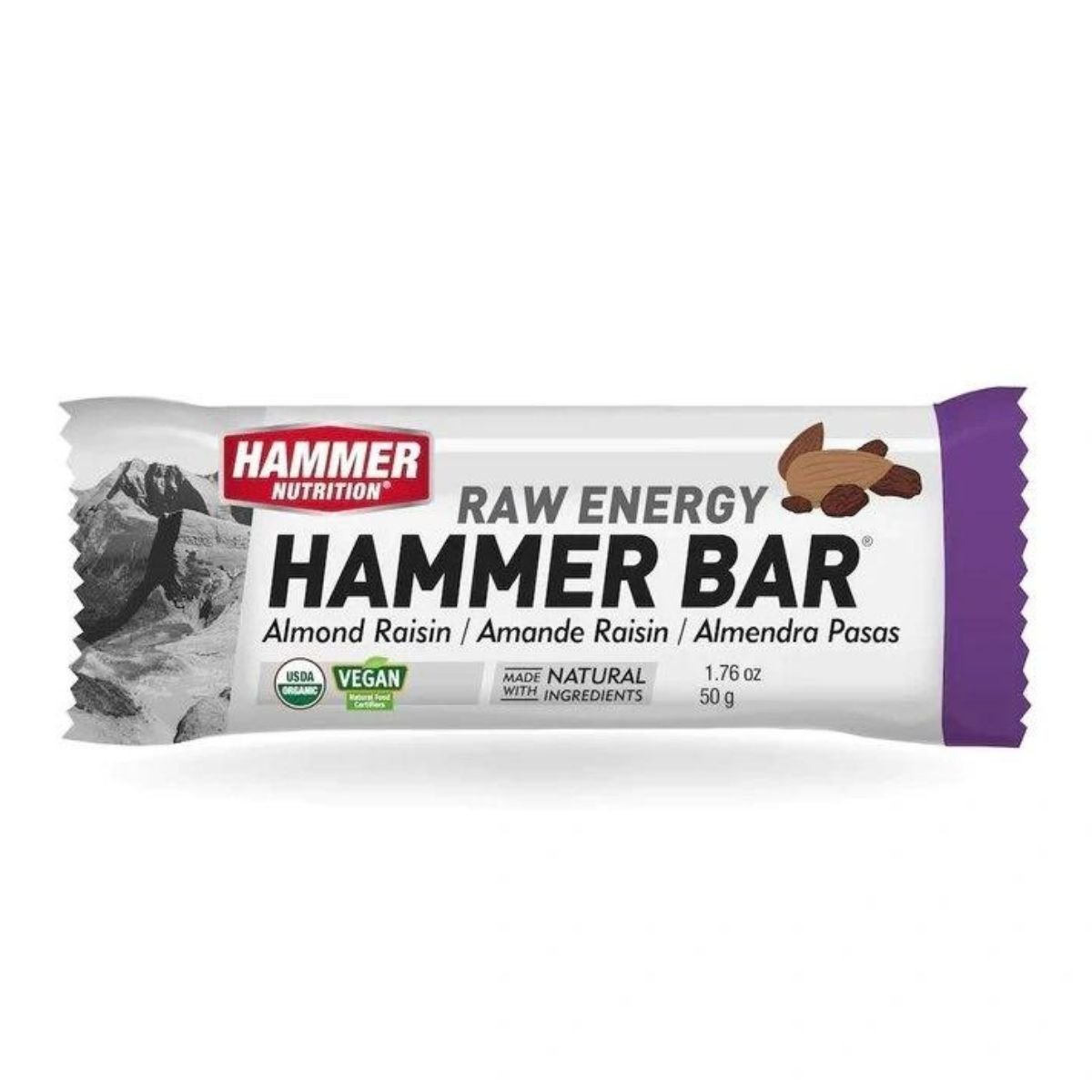 Hammer Bar®, 50 g, mandle - rozinky