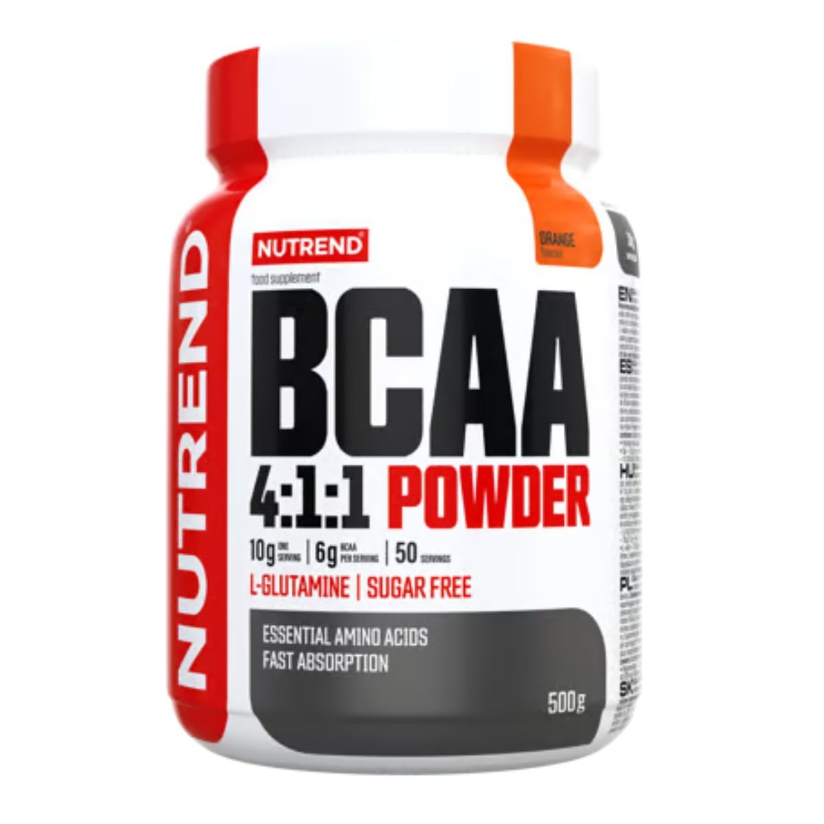 NUTREND BCAA 4:1:1 Powder 500 g - pomeranč