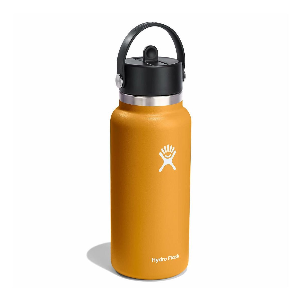 Fľaša Hydro Flask 32 oz Wide Mouth s uzáverom Flex Straw - oranžová