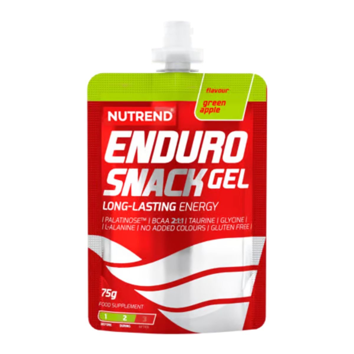 NUTREND Endurosnack sáček 75 g - zelené jablko