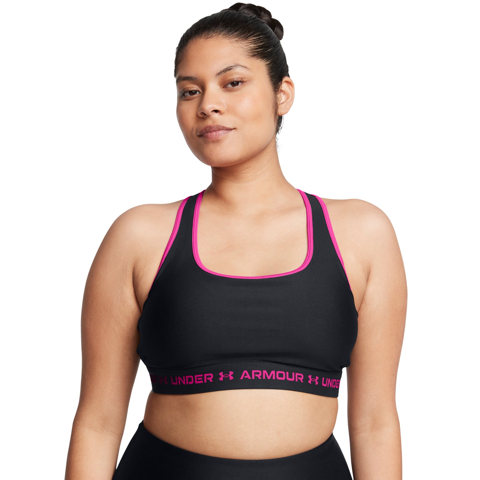 Podprsenka Under Armour Crossback Mid Bra W - černá