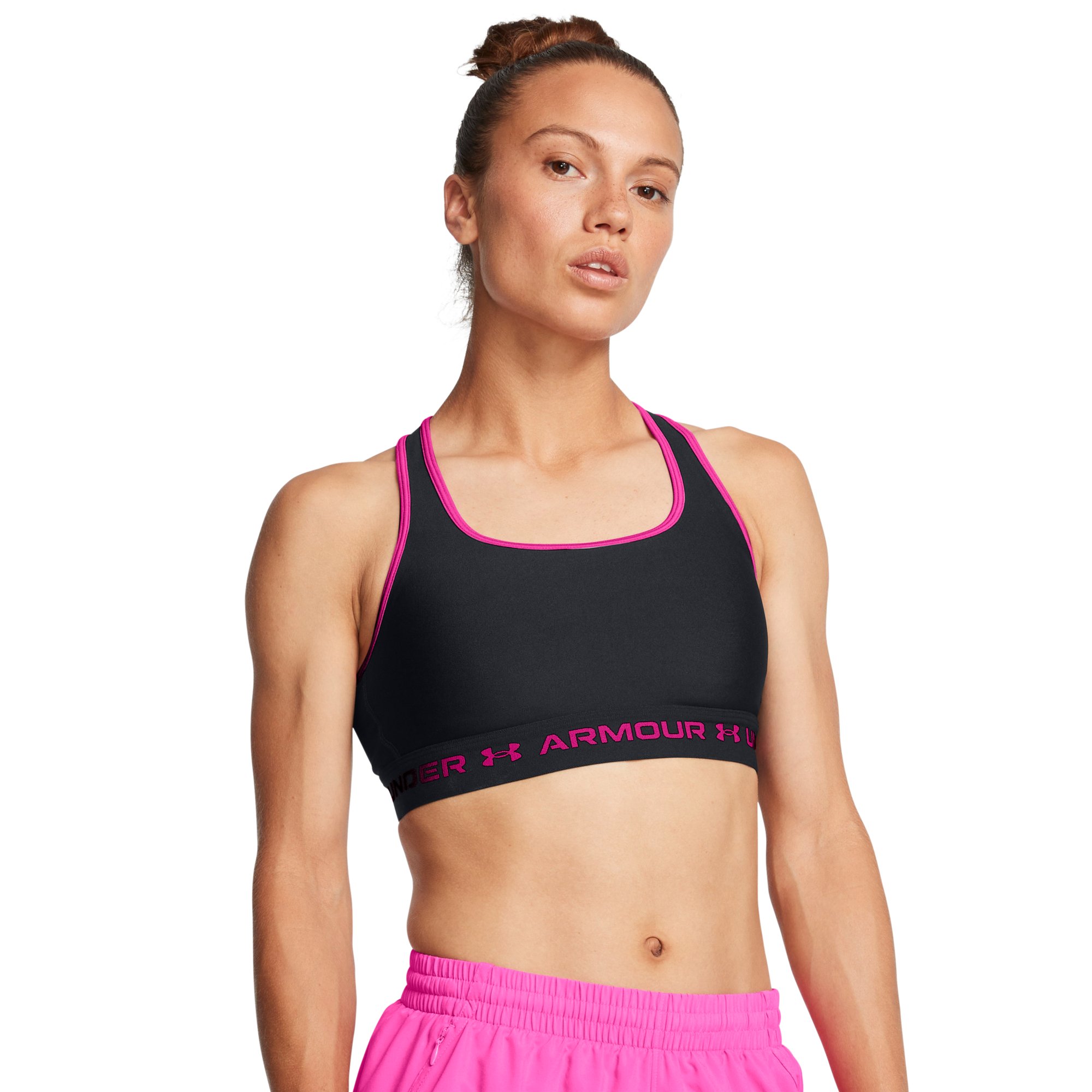 Podprsenka Under Armour Crossback Mid Bra W - čierna