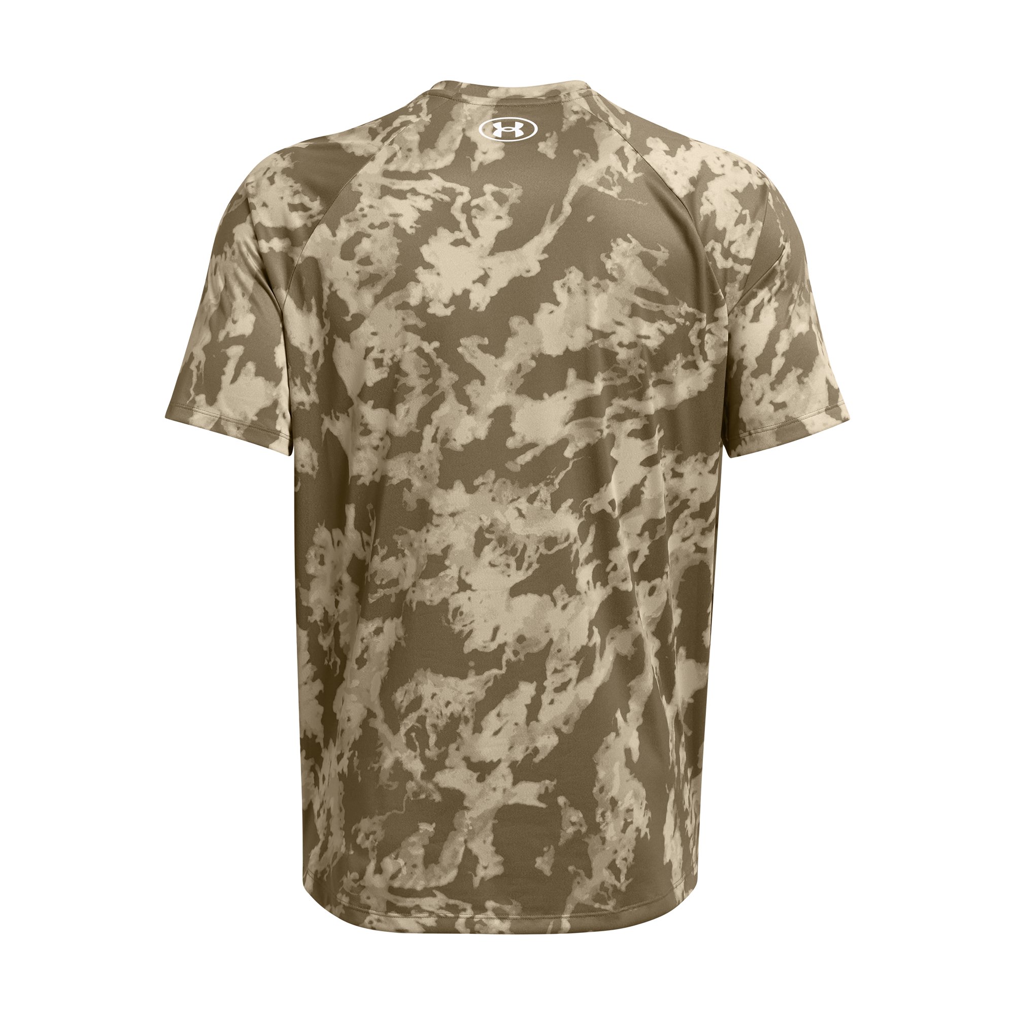 Tričko Under Armour Tech ABC Camo SS M - hnedá