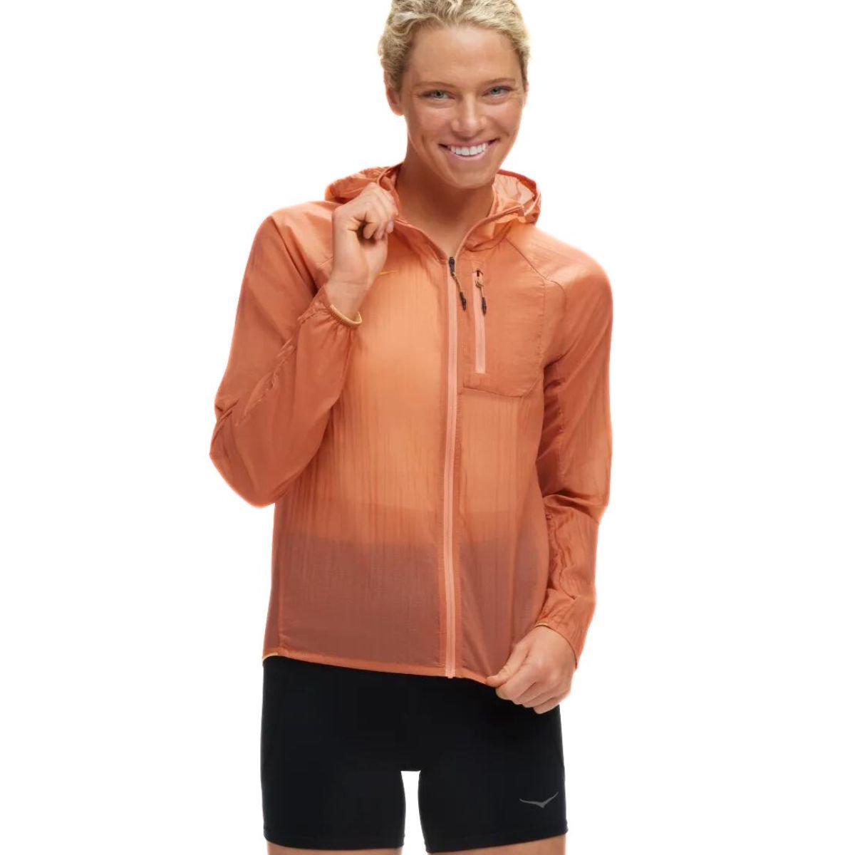 Bunda Hoka Skyflow Jacket W - oranžová