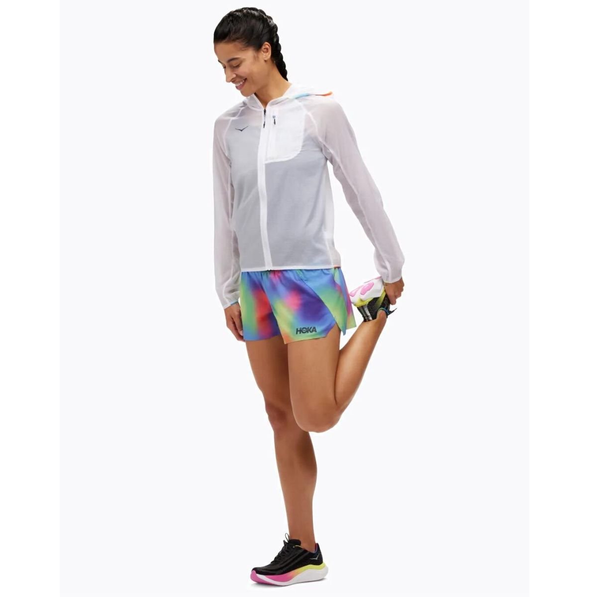 Bunda Hoka Skyflow Jacket W - bílá