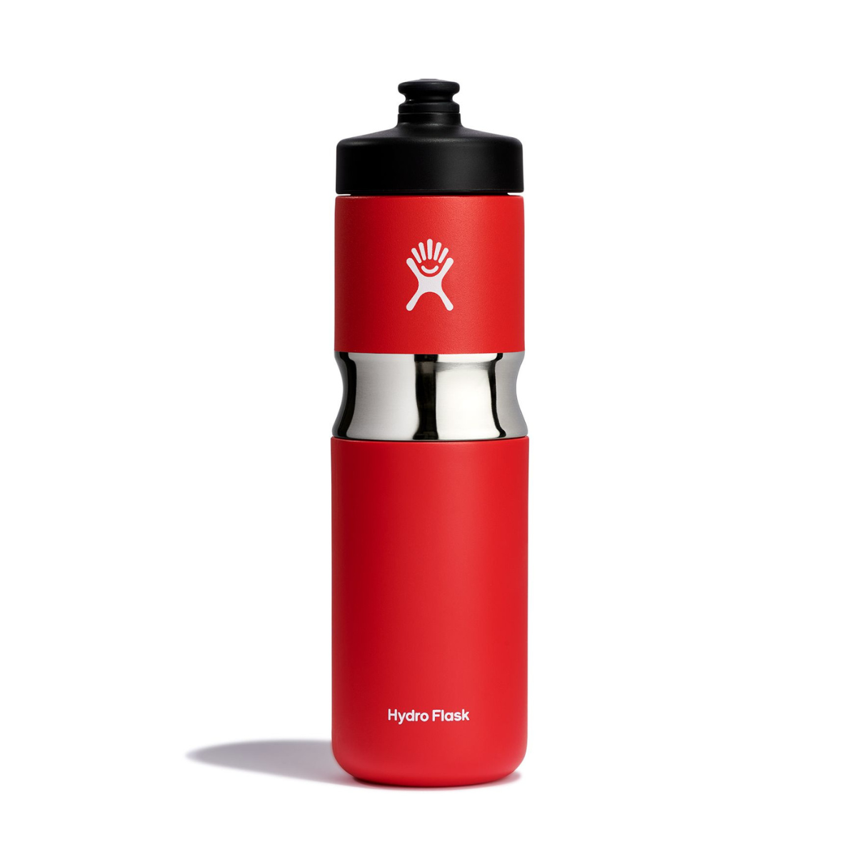 Športová fľaša Hydro Flask so širokým hrdlom s objemom 20 oz - červená