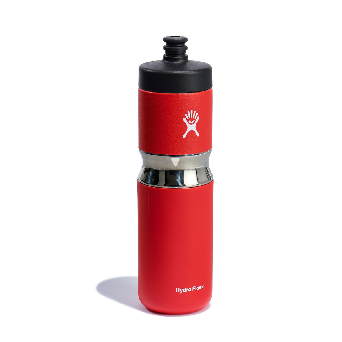 Športová fľaša Hydro Flask so širokým hrdlom s objemom 20 oz - červená