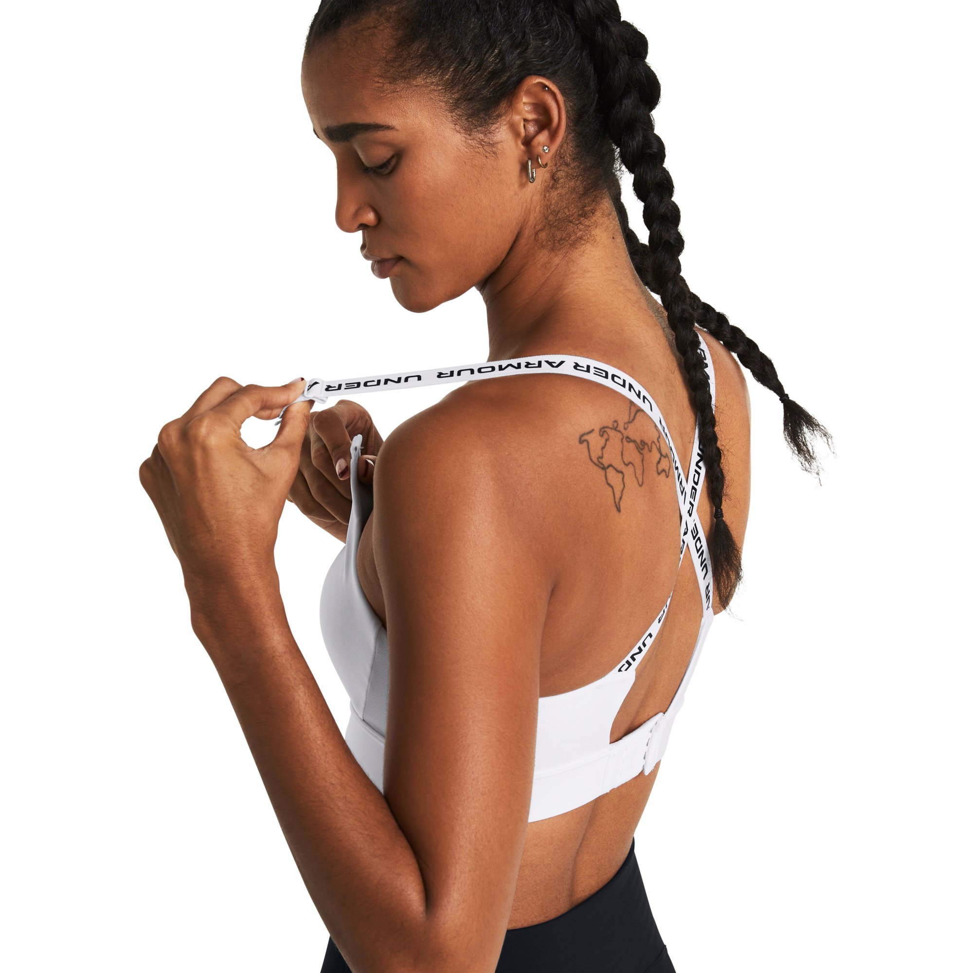 Podprsenka Under Armour Infinity Mid 2.0 Bra W - bílá