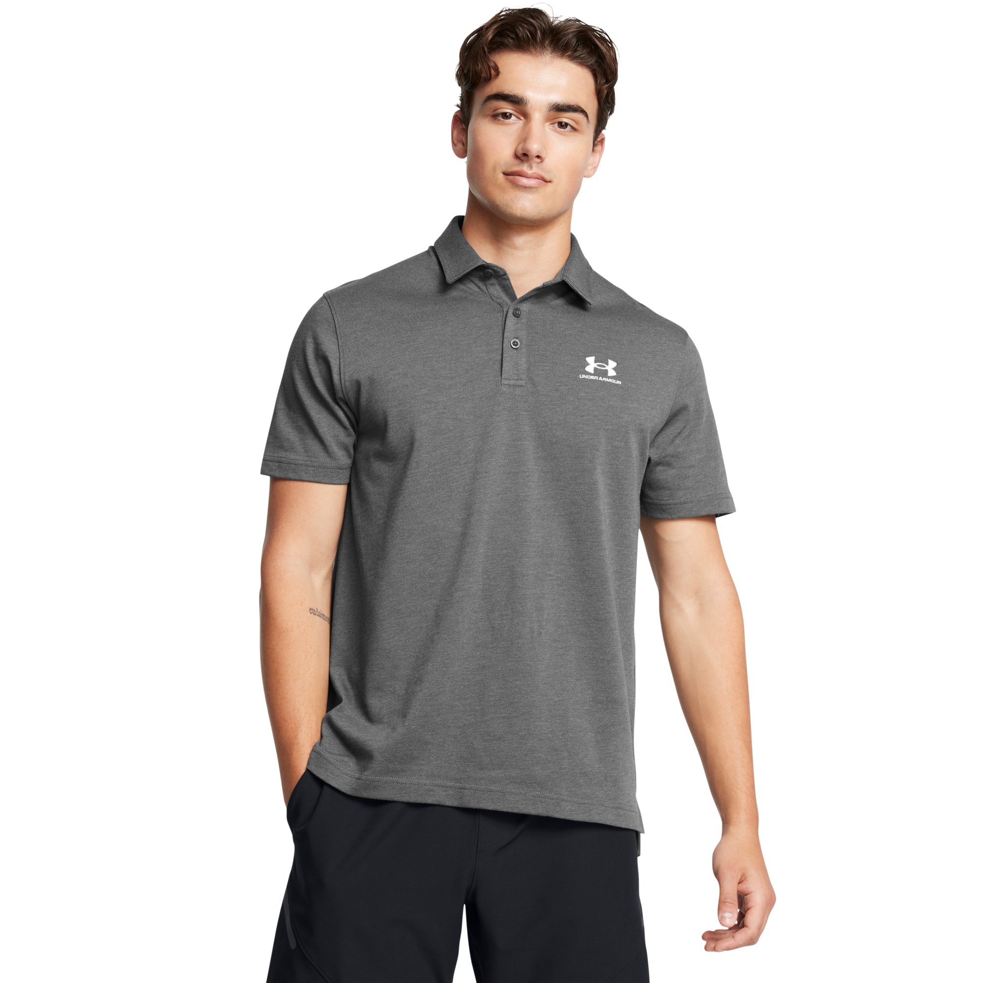 Tričko Under Armour Icon Polo M - šedá