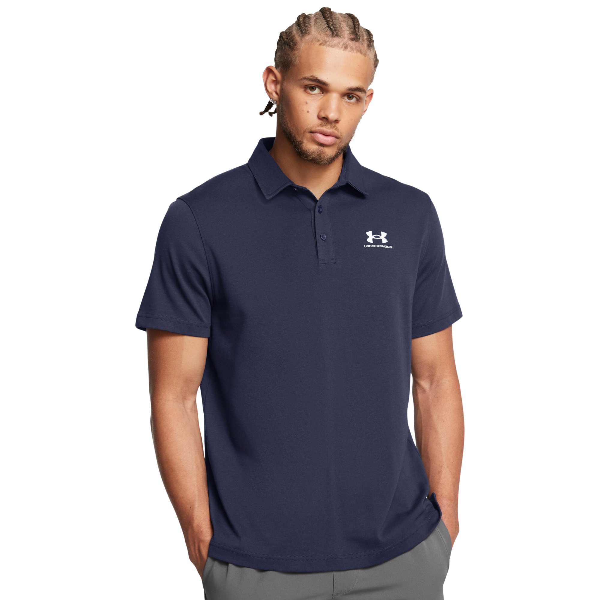 Tričko Under Armour Icon Polo M - modrá