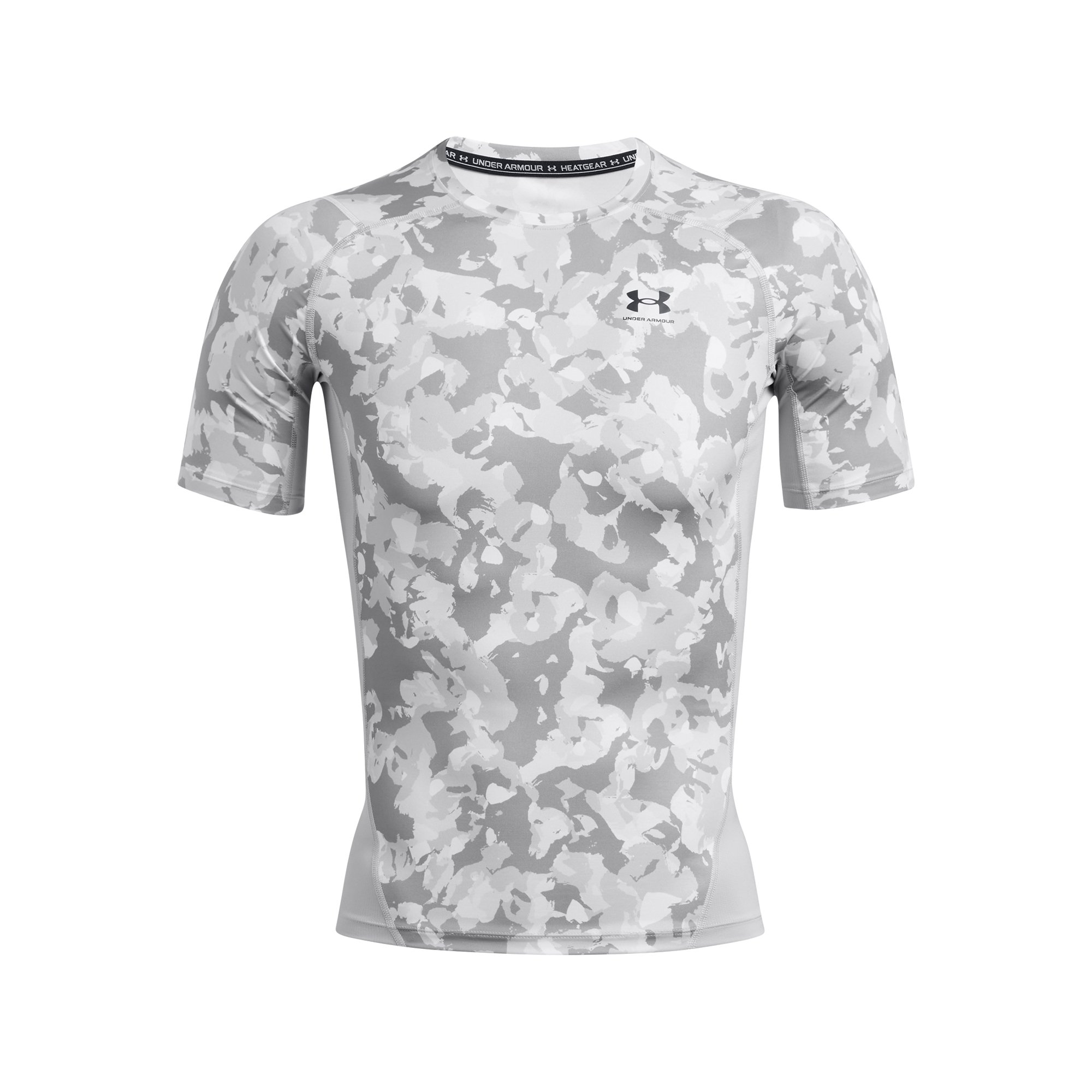 Tričko Under Armour HG Armour Prtd SS M - sivá