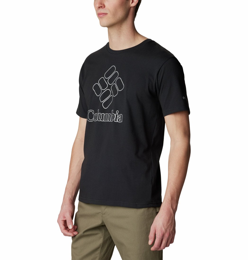 Футболка Columbia Pacific Crossing™ II Graphic SS Tee M - чорний