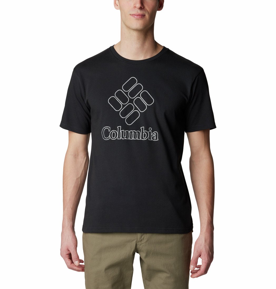 Футболка Columbia Pacific Crossing™ II Graphic SS Tee M - чорний