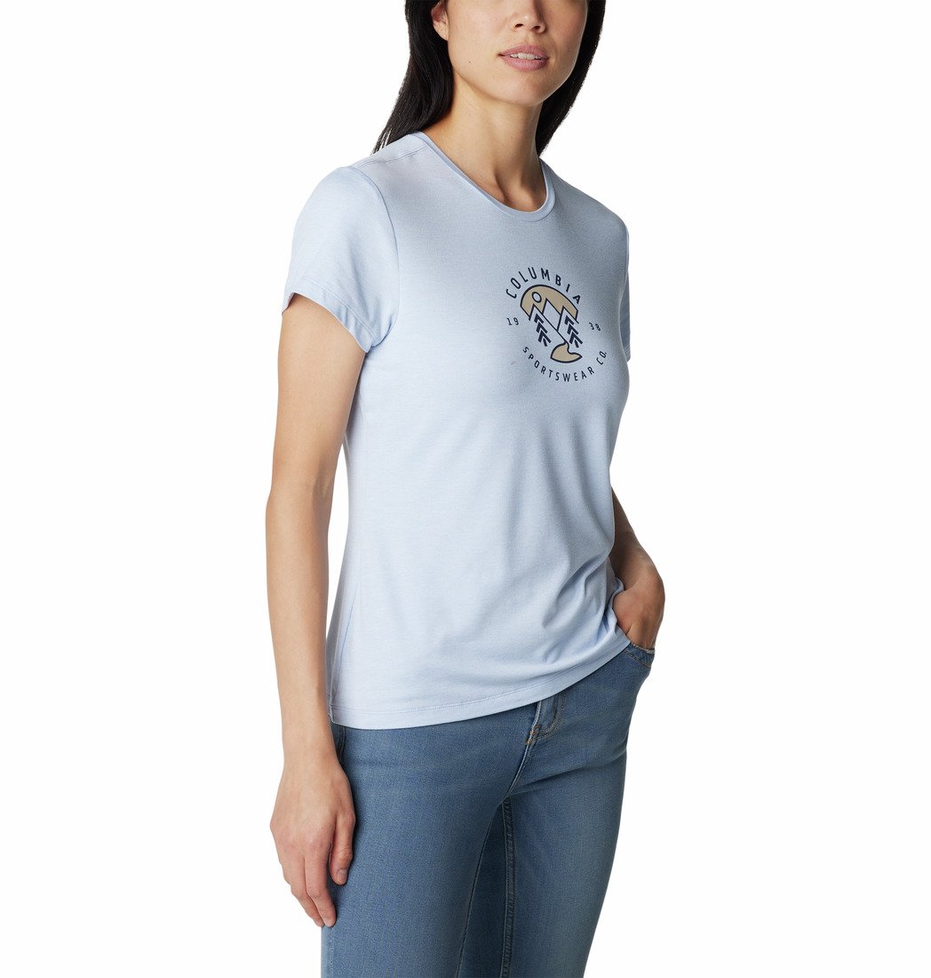 Футболка Columbia Sloan Ridge™ Graphic SS Tee W - синій