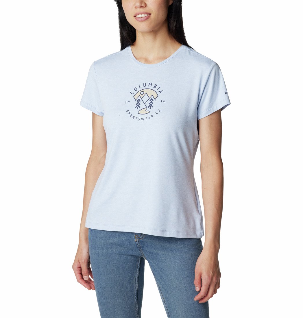 Футболка Columbia Sloan Ridge™ Graphic SS Tee W - синій