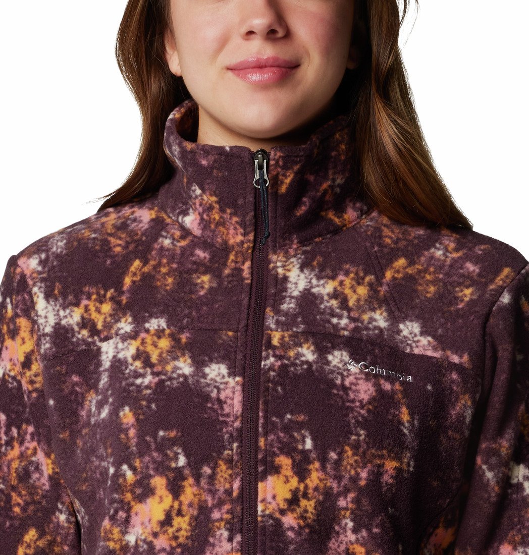 Mikina Columbia Fast Trek™ Printed Jkt W - fialová