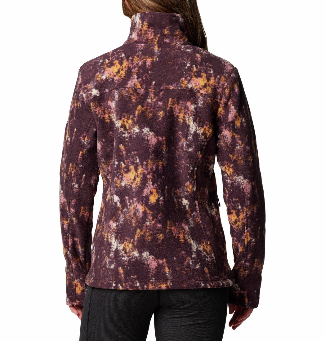 Mikina Columbia Fast Trek™ Printed Jkt W - fialová