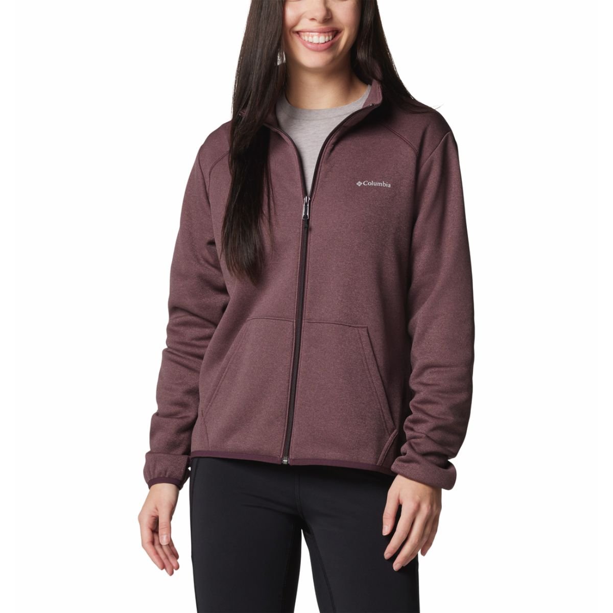 Толстовка Columbia Hike™ Tech Fleece Full Zip W - коричневий